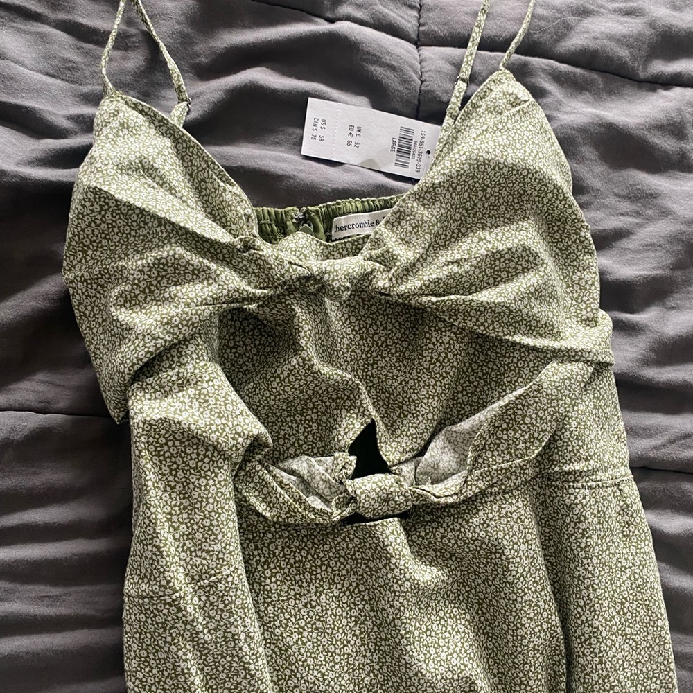 Abercrombie and Fitch, L, green, mini dress